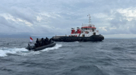 TNI AL Tangkap Dua Kapal Pengangkut Bijih Nikel Ilegal untuk PT IMIP Morowali

