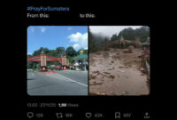 Tagar PrayForSumatra trending di X, warganet menyerukan penanganan bencana segera

