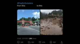 Tagar PrayForSumatra trending di X, warganet menyerukan penanganan bencana segera

