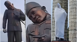 VIRAL Kepala Patung Soekarno Miring di Alun-Alun Indramayu, Ternyata Ini Penyebabnya

