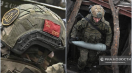 Beginilah penampakan tentara Rusia dengan lambang 'Allah' di seragam tempurnya

