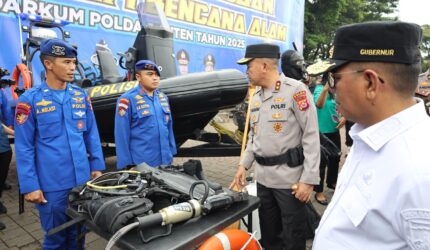 Antisipasi Bencana, 30 Personel SAR Polda Banten Disiagakan di Pandeglang dan Lebak –