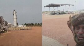 Perjanjian kerja sama minyak ditandatangani awal tahun ini setelah ladang Heglig dibom oleh pawai Rapid Support (Reuters)