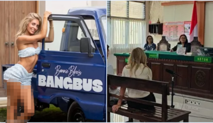 Artis P*rno Bonnie Blue Divonis Denda Rp 200 Ribu karena Membuat Konten di Mobil Bangbus