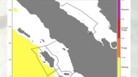 BMKG Ingatkan Potensi Gelombang Tinggi 2,5 Meter di Perairan Nias

