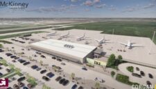 Bandara Nasional McKinney mendapatkan mitra maskapai penerbangan pertamanya saat terminal penumpang mulai terbentuk

