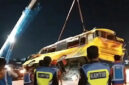 Bus Trans Light Mundur di Exit Tol Krapyak, 15 Tewas

