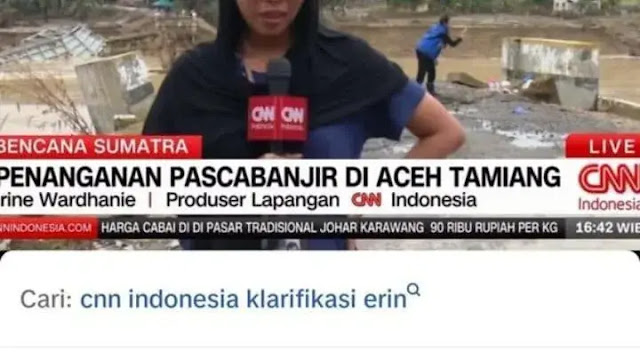 Cuplikan Video CNN terkait Penanganan Banjir Aceh 