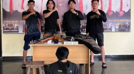 Curi senapan angin dan ponsel, pria asal Palembang itu ditangkap Polsek Jebus di Desa Kelabat

