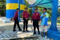 Dit Pam Obvit Polda Babel Lakukan Patroli dan Berikan Himbauan Kemanusiaan di Objek Wisata Teluk Pasir Padi

