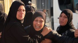 Aida Youth Center menjalankan program sepak bola untuk anak perempuan dan laki-laki berusia enam hingga 19 tahun (Lubna Masarwa/MEE)