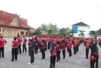 Jaga Kebugaran dan Perkuat Kebersamaan Internal, Personil Polda Babel Gelar Olahraga Bersama

