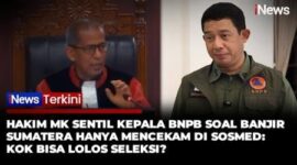 Konon saat terjadi bencana yang ada hanya kegaduhan di media sosial

