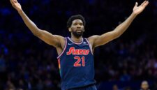 <p>Penjaga Philadelphia 76ers Tyrese Maxey (0)Bill Streicher-Imagn Images