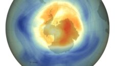 Lubang Ozon Antartika Tahun Ini Sangat Kecil