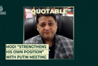 Modi “memperkuat posisinya sendiri” dengan pertemuan Putin | Narendra Modi

