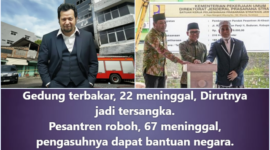 Netizen Bandingkan Kebakaran Terra Drone dan Runtuhnya Pondok Pesantren, Penegakan Hukum Dianggap Selektif

