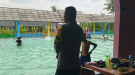 Patroli Wisatawan, Dialog Polsek Pabuaran dan Pengawasan Polda di Kolam Renang – Berita Tribrata Banten

