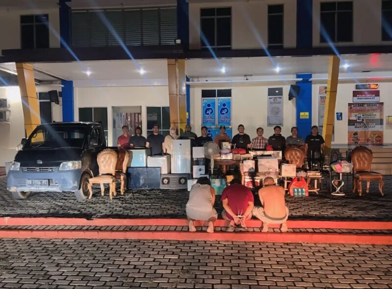 Pelaku Pencurian Rumah Kosong di Pangkalpinang Ditangkap, Kerugian Ratusan Juta Rupiah

