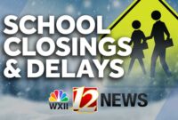 Penutupan sekolah, penundaan di North Carolina dan Virginia pada Kamis, 11 Desember

