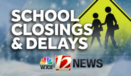 Penutupan sekolah, penundaan di North Carolina dan Virginia pada Kamis, 11 Desember