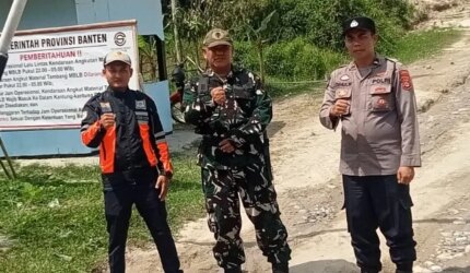 Personel Polsek Cimarga Lebak Rutin Memberikan Himbauan kepada Pelaku Usaha Tambang –