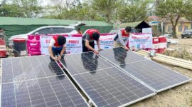 Pertamina Hadirkan PLTS Tenda Pengungsi di Aceh Tamiang

