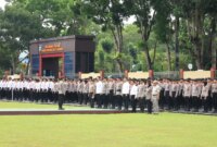 Pimpin Apel Pagi, Wakapolres Babel Tekankan Kesiapan Personel Jelang Ops Nataru

