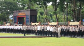Pimpin Apel Pagi, Wakapolres Babel Tekankan Kesiapan Personel Jelang Ops Nataru

