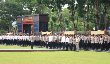 Pimpin Apel Pagi, Wakapolres Babel Tekankan Kesiapan Personel Jelang Ops Nataru