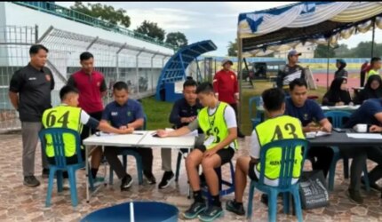 Polda Babel Gelar Tes Kemampuan Fisik Bintara Brimob Terpadu Tahun 2026