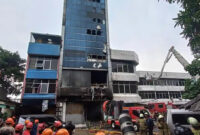 Polisi Benarkan Kebakaran Gedung Terra Drone Akibat Baterai Lithium Meledak

