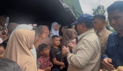 Prabowo Hapus Utang KUR Petani Korban Banjir dan Longsor di Sumatera