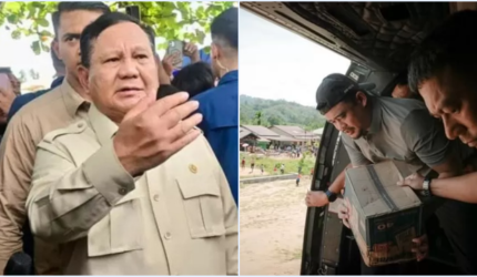 Prabowo minta bantuan di Sumatera, tak lagi dilempar dari helikopter, menggunakan kawat baja yang saling bertautan