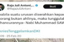 Raja Juli yang tadinya bilang 'Jangan serahkan urusan pada yang bukan ahli', kini disindir netizen.

