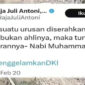 Raja Juli yang tadinya bilang 'Jangan serahkan urusan pada yang bukan ahli', kini disindir netizen.

