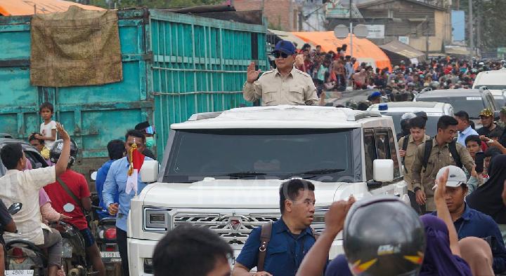 Saat berkunjung ke Langkat, Prabowo mengklaim kondisi pascabencana sudah membaik

