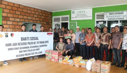 Sambut HUT Ke-78 Penyidikan Polri, Polda Babel Berikan Santunan ke Panti Asuhan Muhammadiyah dan Baiturrahmah Annur