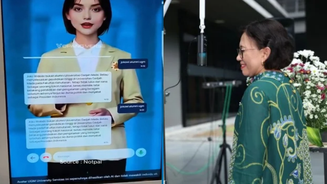 Tanggapan UGM terhadap penerapan AI LISA menyatakan bahwa status Jokowi bukan alumni dan belum lulus

