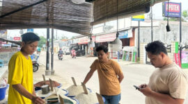 Untuk memastikan harga beras tetap stabil, Tim Satgas Pangan Reskrim Polres Serang melakukan pemantauan

