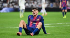 Pedri melewatkan pertandingan terakhir tahun ini <cite>Gambar Getty</cite>