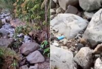 Viral Aliran Air Sungai Hilang di Jorong Gantiang Tanah Datar, Fenomena Apa?

